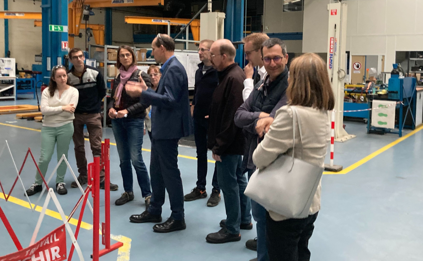 Visite du site de Verberie, berceau et siège social de l'entreprise