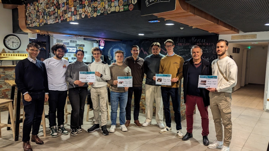 cérémonie de remise des prix au bar de la MI - janvier 2024